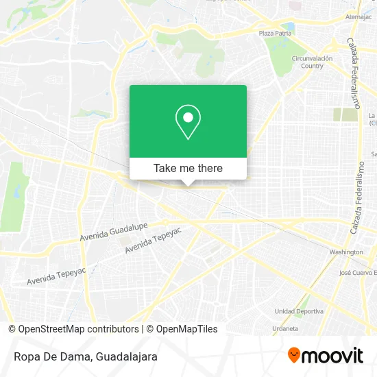 Ropa De Dama map