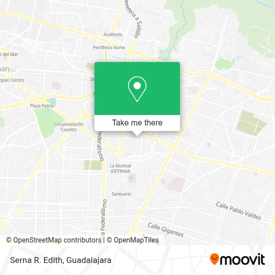 Serna R. Edith map