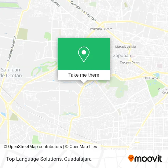 Top Language Solutions map