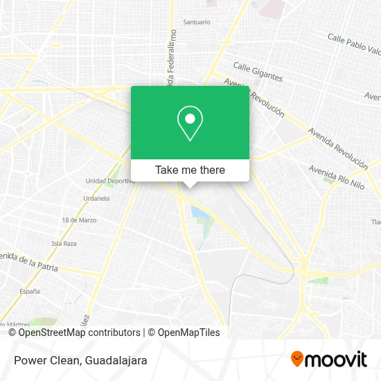 Power Clean map