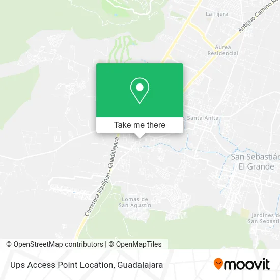 Ups Access Point Location map