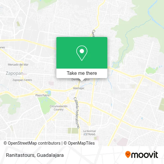 Ranitastours map