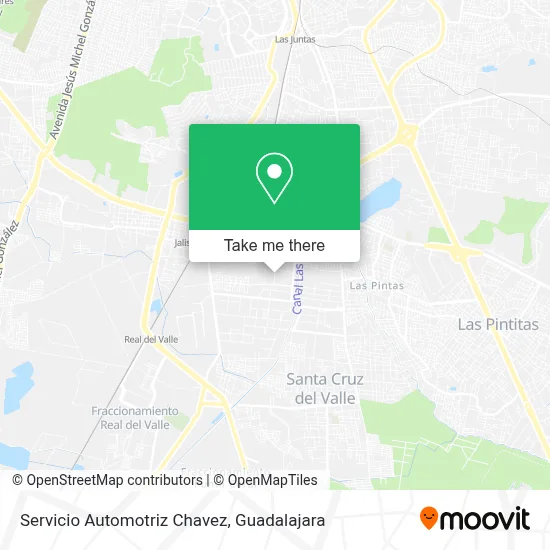Servicio Automotriz Chavez map