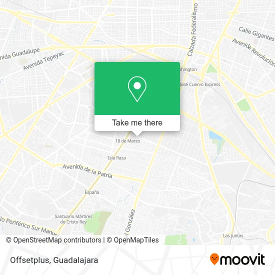 Offsetplus map