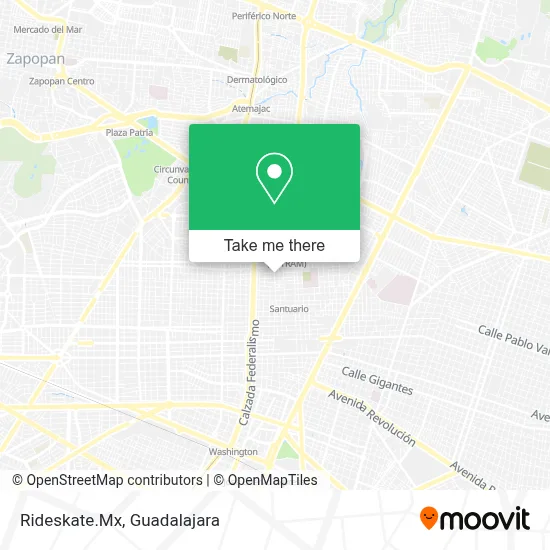 Rideskate.Mx map