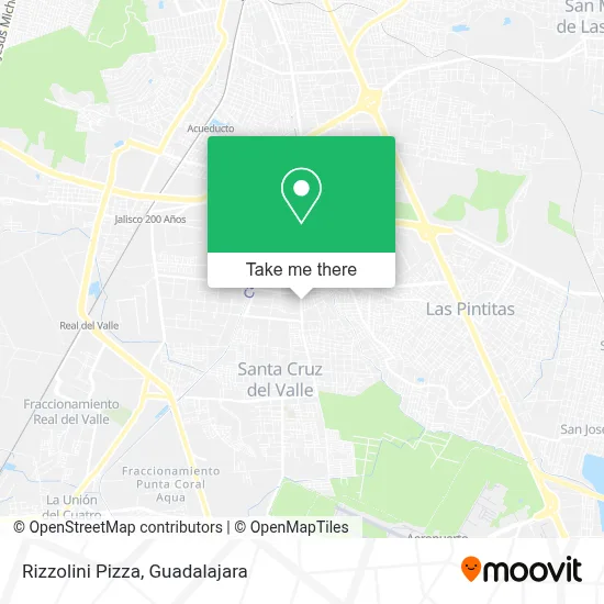 Rizzolini Pizza map