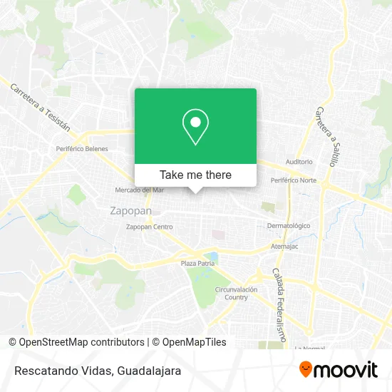 Rescatando Vidas map