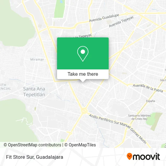 Fit Store Sur map