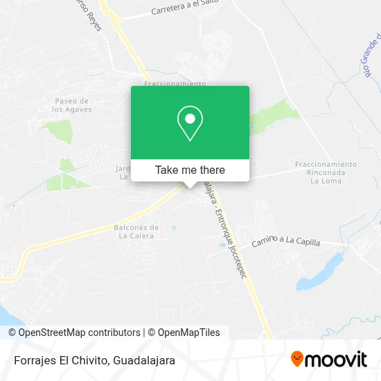 Forrajes El Chivito map