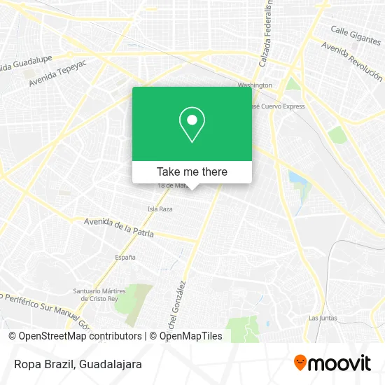 Ropa Brazil map