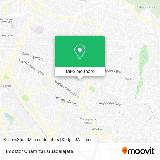 Booster Chamizal map