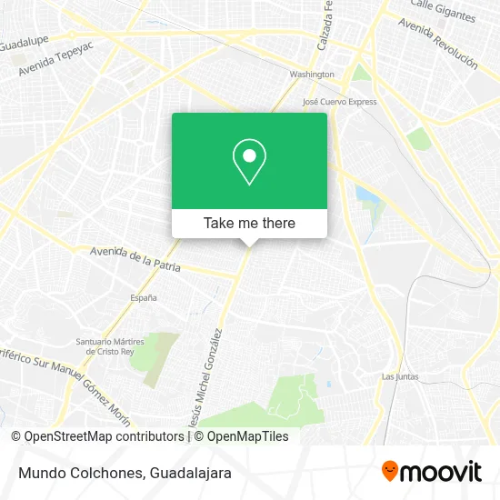 Mundo Colchones map