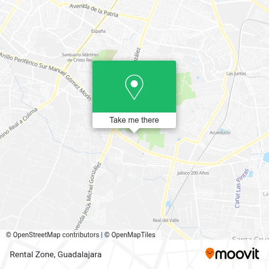 Rental Zone map