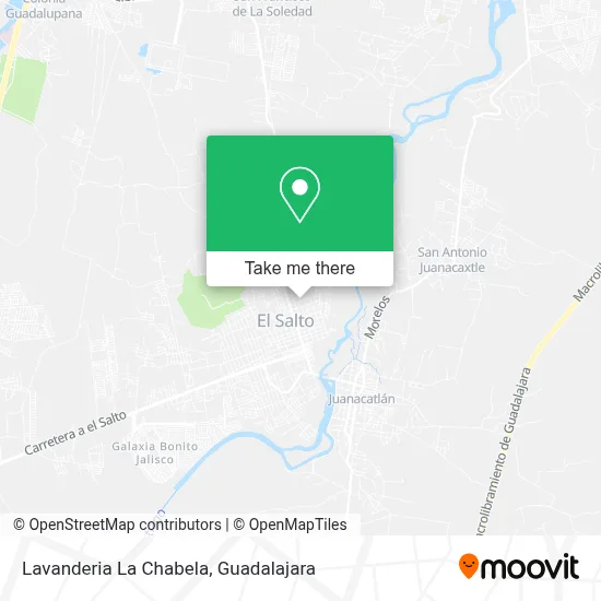 Lavanderia La Chabela map