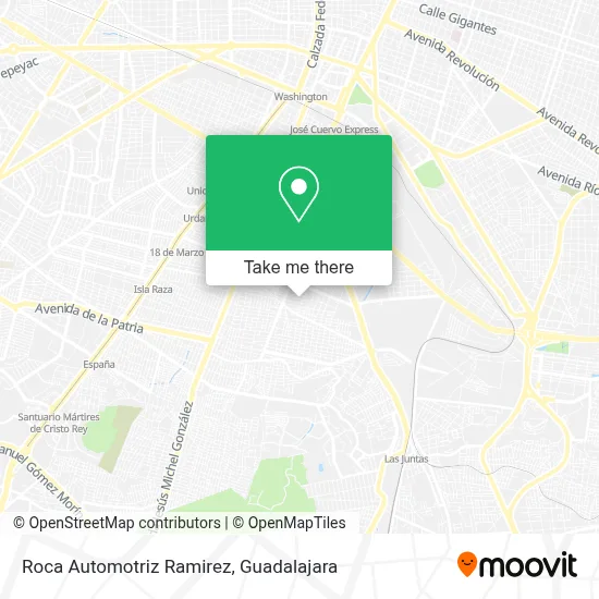 Roca Automotriz Ramirez map
