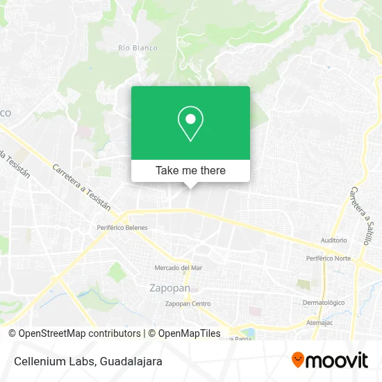 Cellenium Labs map