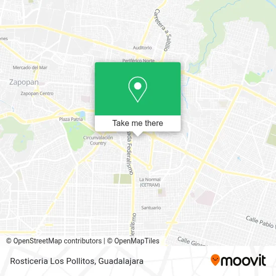 Rosticeria Los Pollitos map