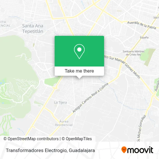 Transformadores Electrogio map