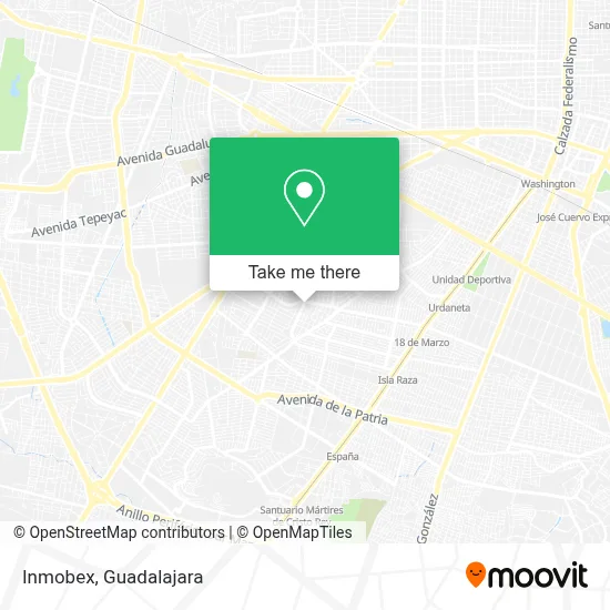 Inmobex map
