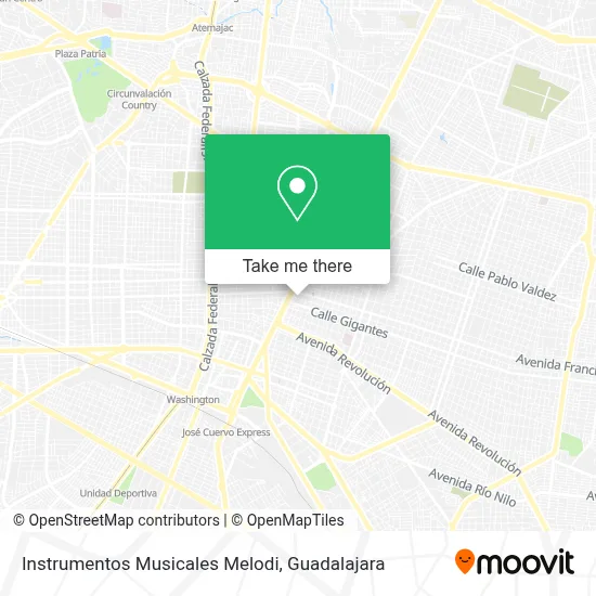 Instrumentos Musicales Melodi map