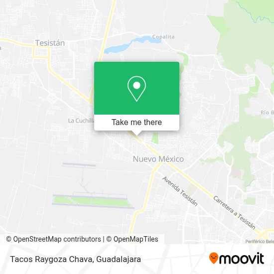 Tacos Raygoza Chava map