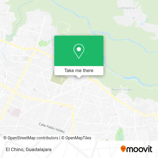 El Chino map