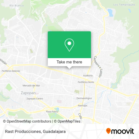 Rast Producciones map