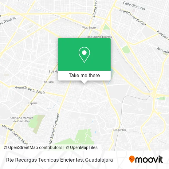 Rte Recargas Tecnicas Eficientes map