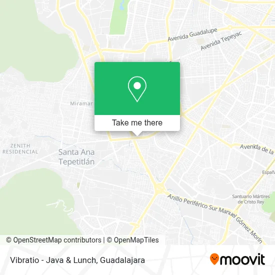 Vibratio - Java & Lunch map