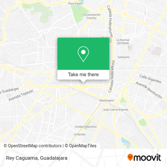 Rey Caguama map