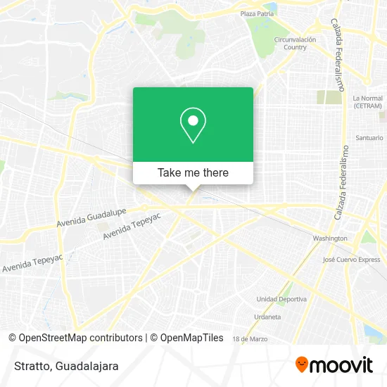 Stratto map