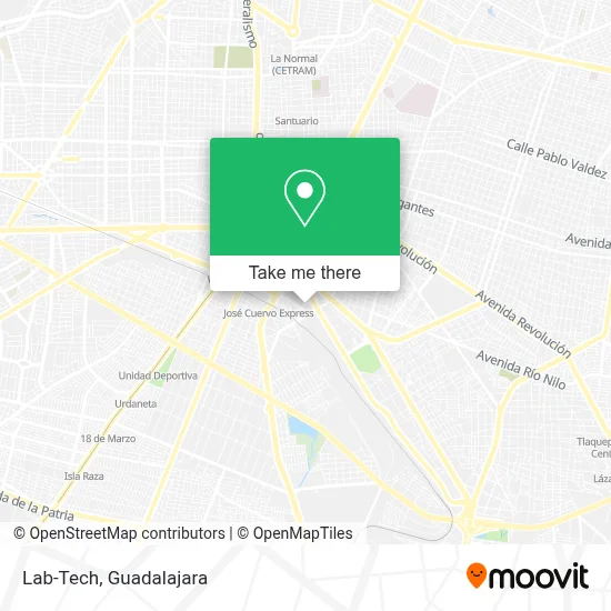 Lab-Tech map