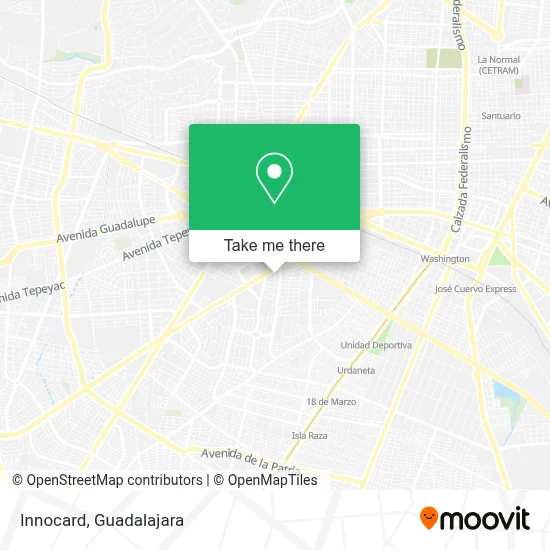 Innocard map