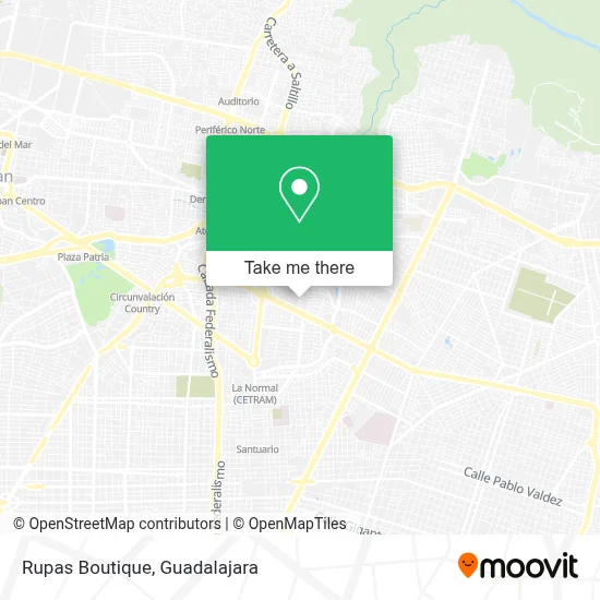 Rupas Boutique map