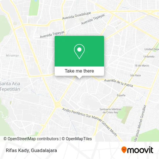 Rifas Kady map