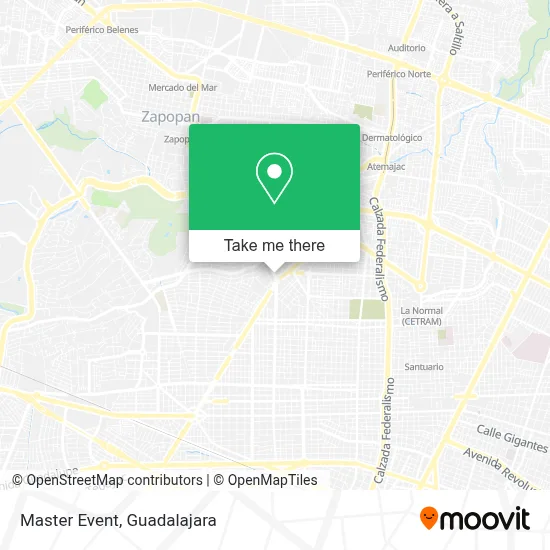 Master Event map