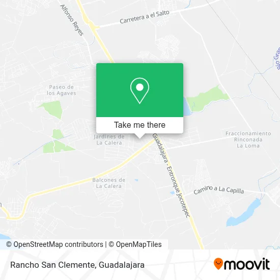 Rancho San Clemente map