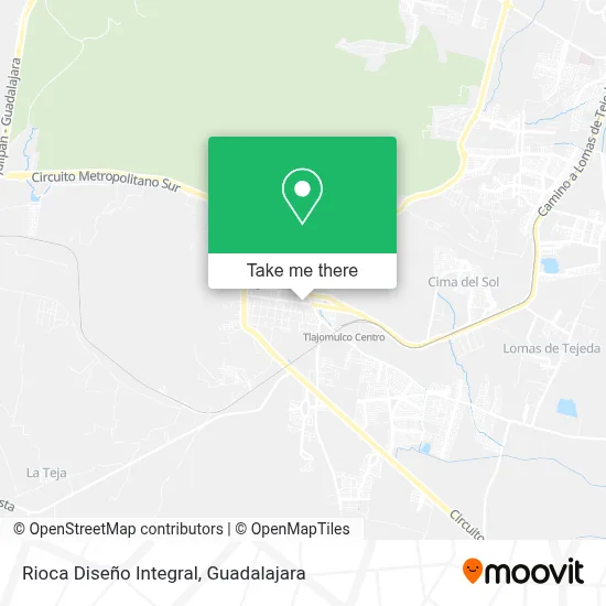 Rioca Diseño Integral map
