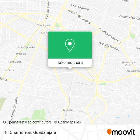 El Chamorrón map
