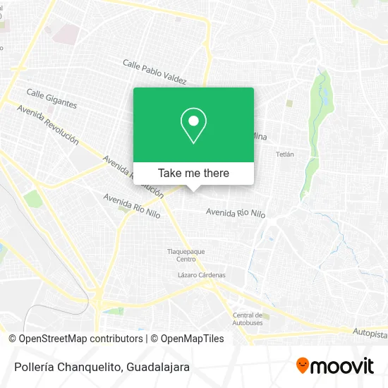 Pollería Chanquelito map