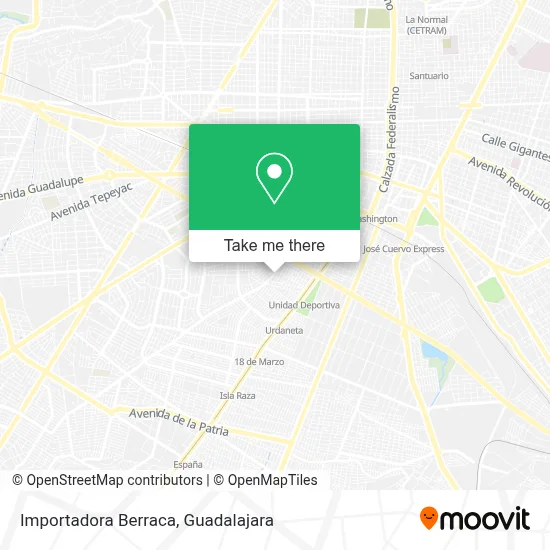Importadora Berraca map