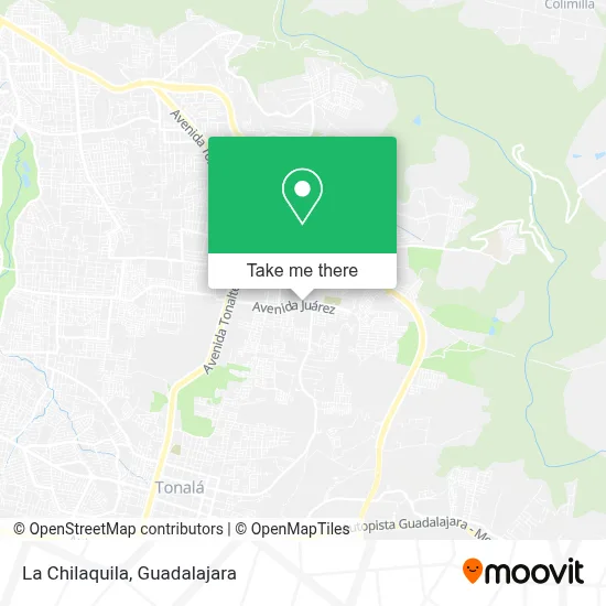 La Chilaquila map