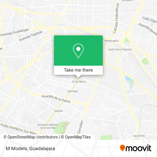 M Models map