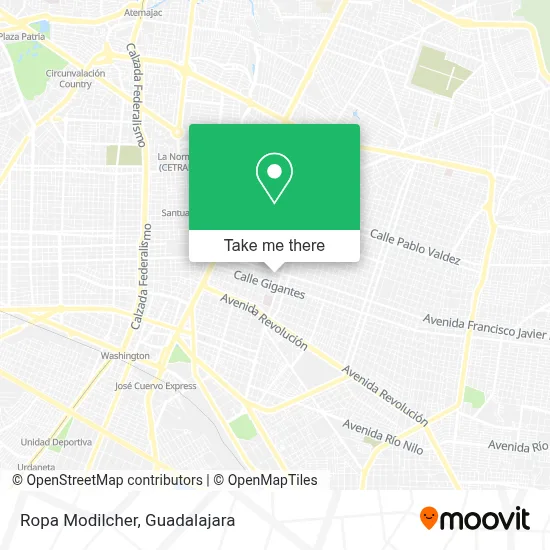 Ropa Modilcher map