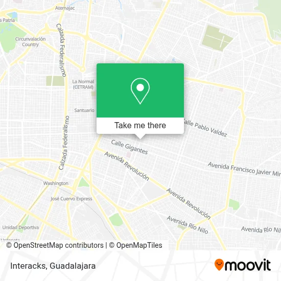 Interacks map