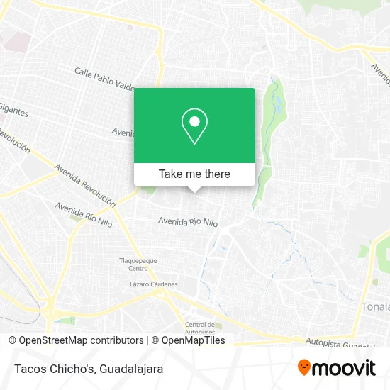 Tacos Chicho's map