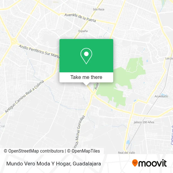 Mundo Vero Moda Y Hogar map