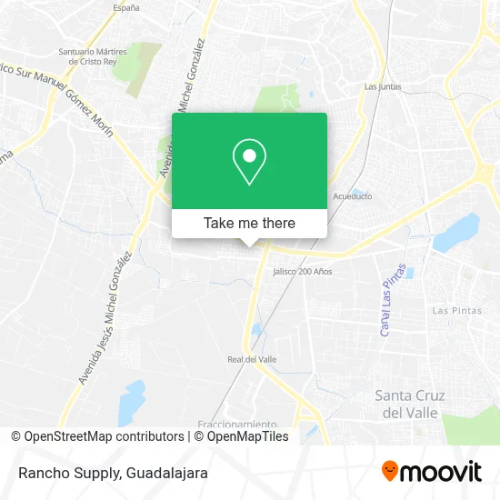 Rancho Supply map