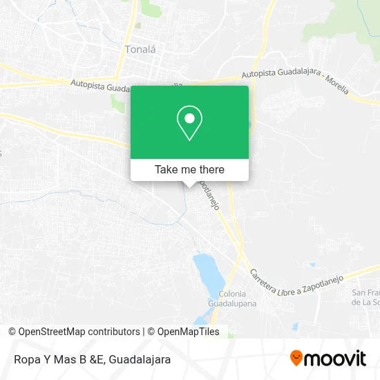 Ropa Y Mas B &E map