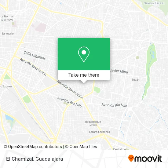 El Chamizal map